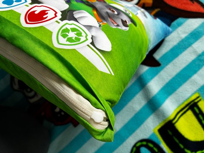 Lot plaid Pat Patrouille + coussin déhoussable - photo numéro 7
