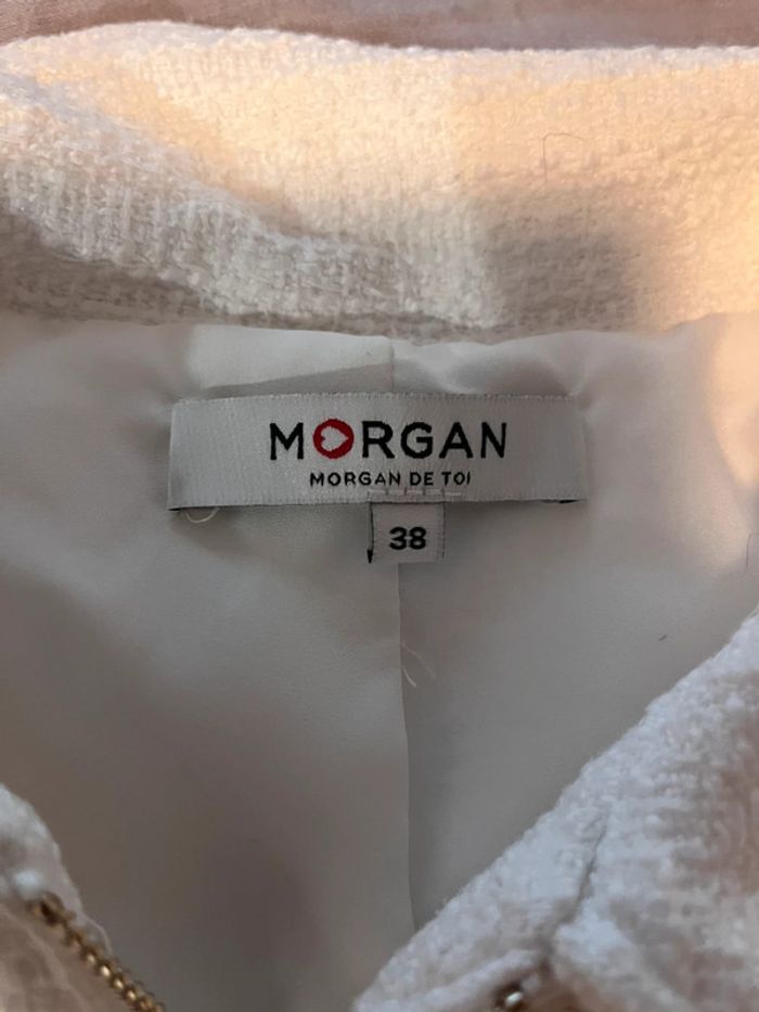 Combishort blanche tweed Morgan / 231-Shil - photo numéro 4