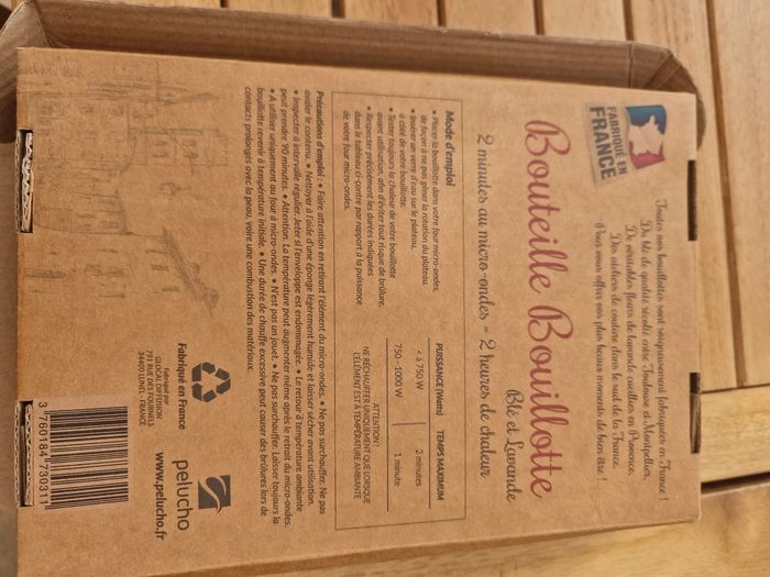 Bouillotte pelucho bouteille verte et rose - photo numéro 4