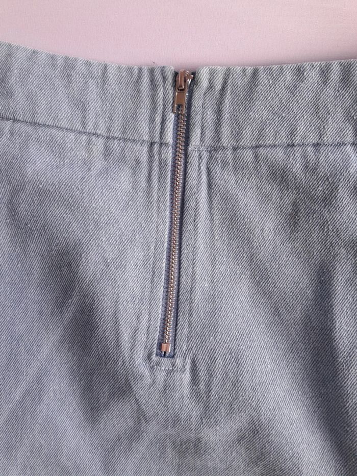 Jupe en jeans ceinture brodée Paj concept - photo numéro 3