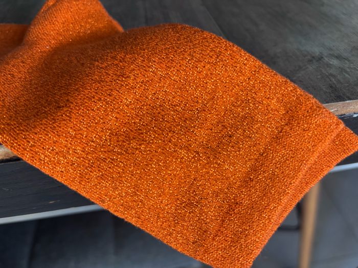 Chaussettes pailletées orange - photo numéro 2