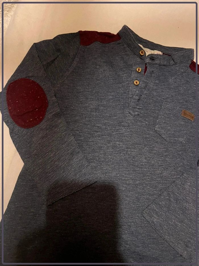 Tee shirt manches longues Zara boy taille 4/5 ans - photo numéro 2