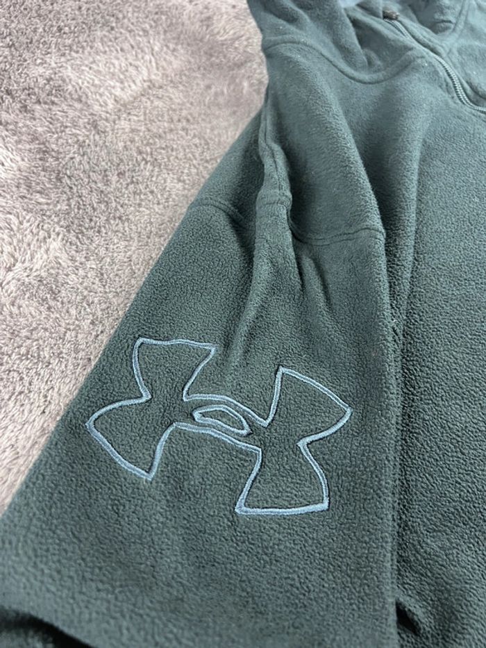 Pull polaire de sport Under Armour Loose running gris anthracite – Taille L - photo numéro 10