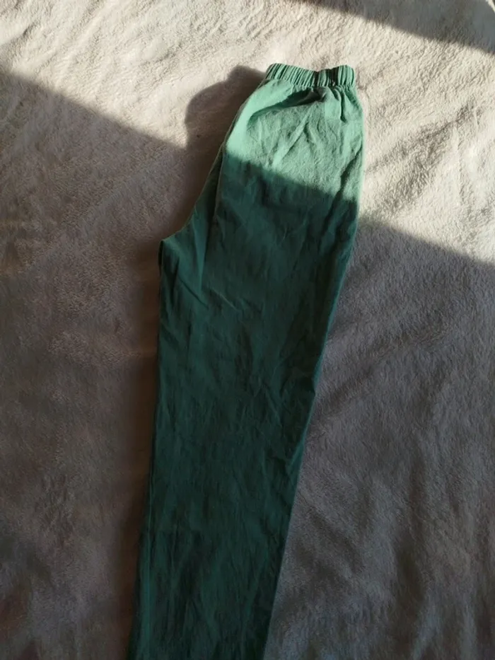 Pantalon 7/8 femme vert - photo numéro 6