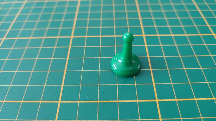 Pion vert docteur Olive en l'état Cluedo miro-meccano pièce détachée jeu de société #E26