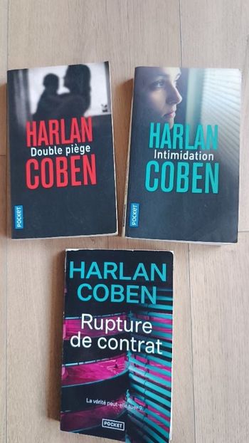 Lot de 3 livres Harlan coben