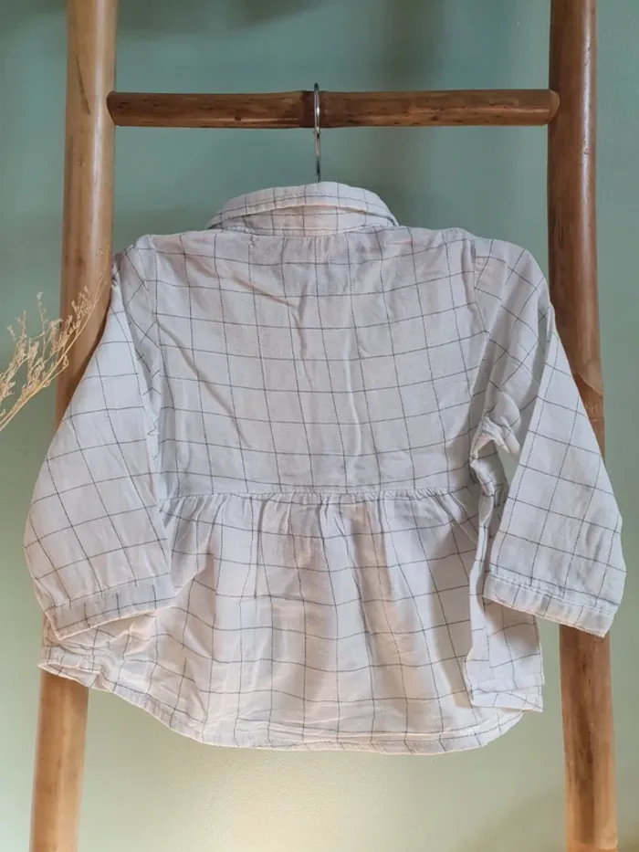 Blouse légère à carreaux - photo numéro 2