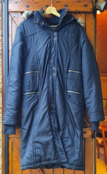 Manteau femme long noir Missy, taille L