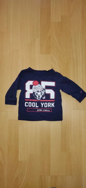 Tee-shirt manches longues Tommy Hilfiger 12 mois