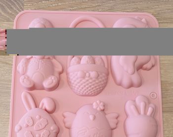 Moule en silicone Pâques – lapin, poussin, carotte, panier