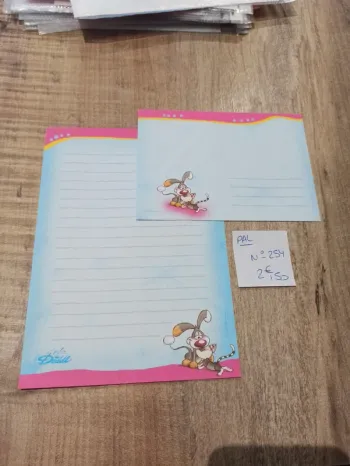 Papier à lettre Diddl 254 2,50€