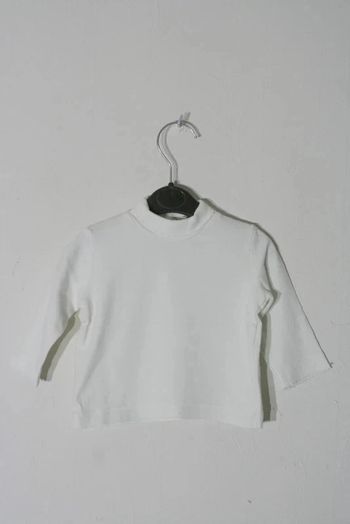 Haut blanc manches longues Grain de blé 3m