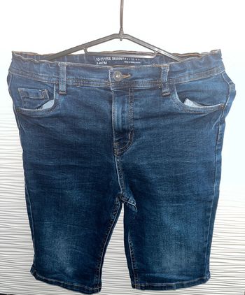 Short en jeans bleu