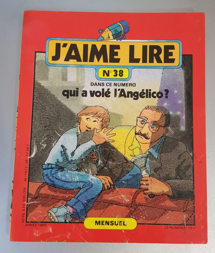 J'aime Lire N° 038 - Qui a volé l'Angélico ? (mars-80) - Yvan Pommaux - Bayard