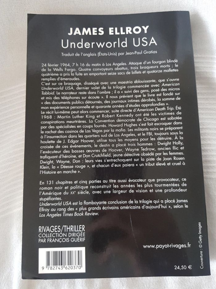 underworld Usa de James Ellroy - photo numéro 2