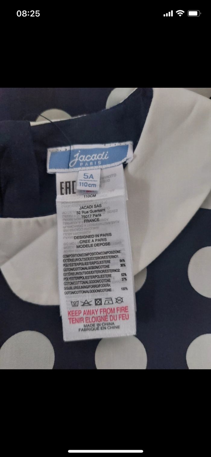 Robe Jacadi taille 5 ans - photo numéro 3