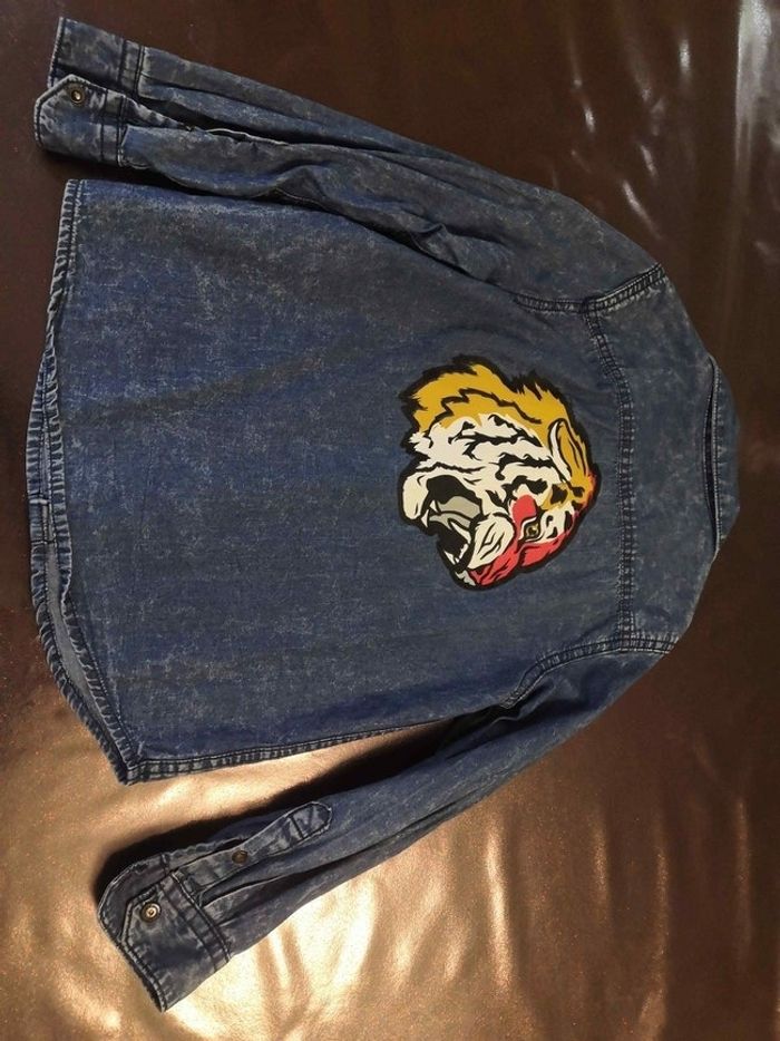 Chemise jean fin