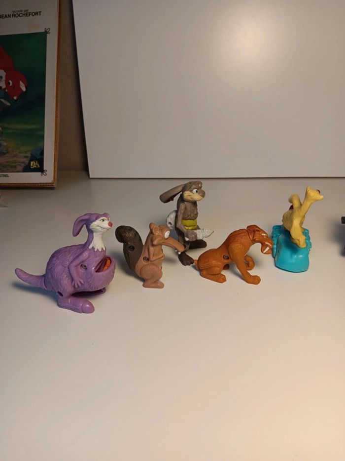 Lot figurines vintage l'âge de glace, ice age Taille 8cm pour la plus grande - photo numéro 5