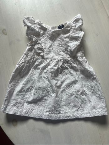 Robe blanche 3 mois