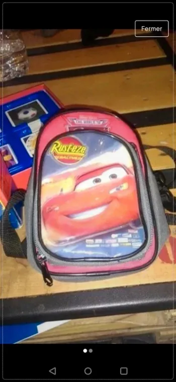 Sacoche petit sac enfant Car's