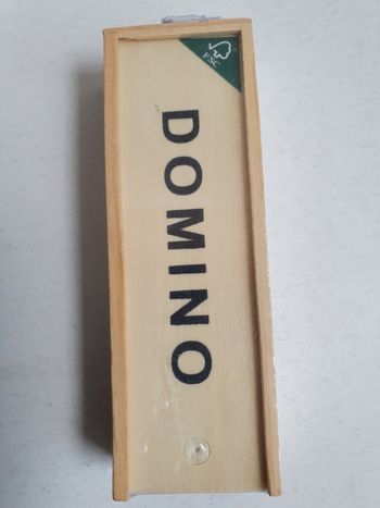 Jeu domino en bois