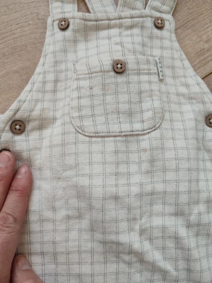 Salopette a carreaux 18 mois - photo numéro 3