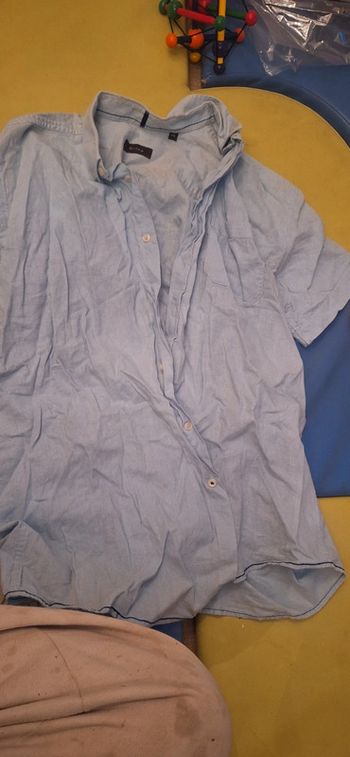 Chemise homme bleu clair
