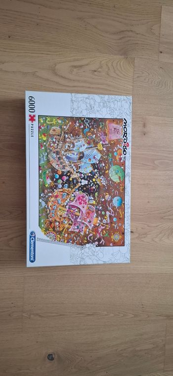 Puzzle clementoni, mordillo, 6000 pièces