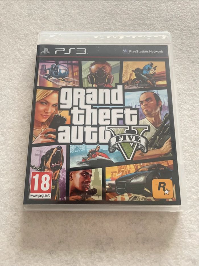 GTA V Jeu PS3 Playstation 3 Complet + Carte FR