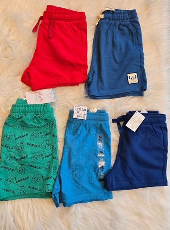 (Neufs non portés) 🥰💙lot shorts 3ans garçon 🥰💙