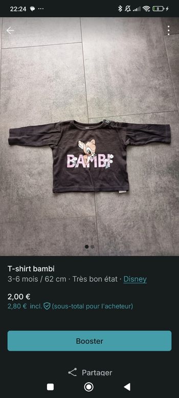 T-shirt bambi