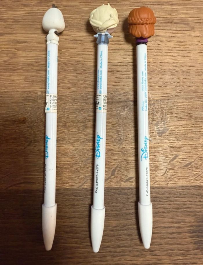 3 Stylos la reine des neige Frozen funko - photo numéro 4