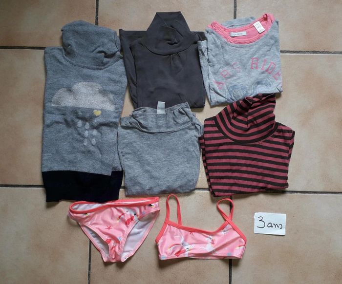 Lot 6 vêtements 3 ans fille