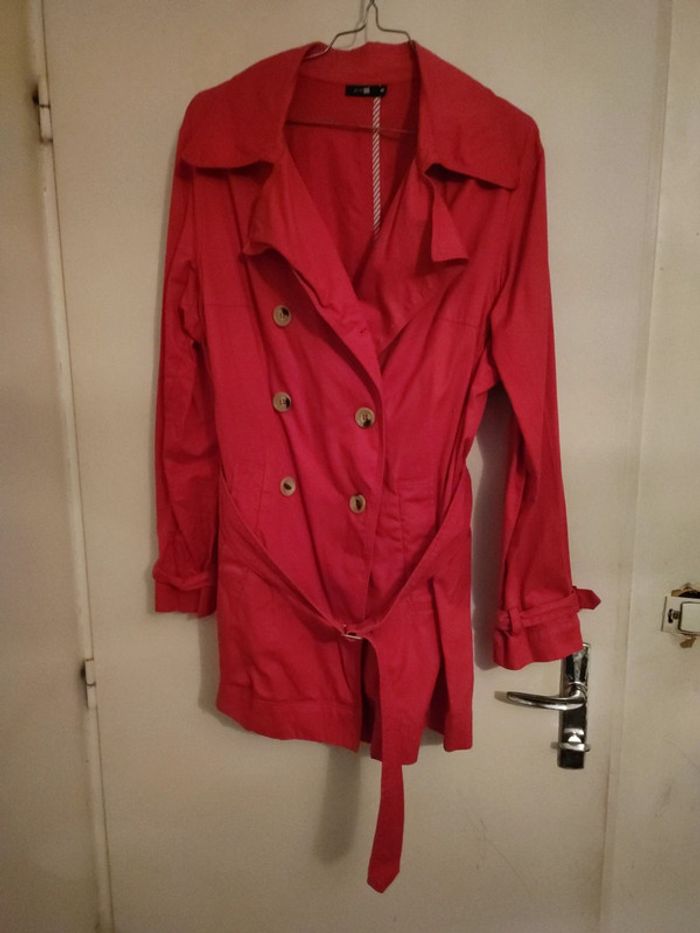 Manteau autre ton L rouge