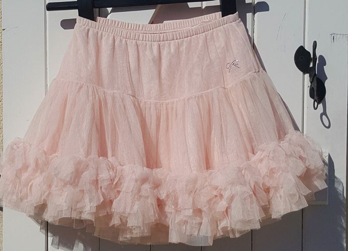 Jupe style jupon rose clair poudré Repetto taille 10 ans