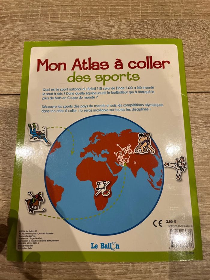 Cahier Mon Atlas à coller dès 5 ans - photo numéro 5