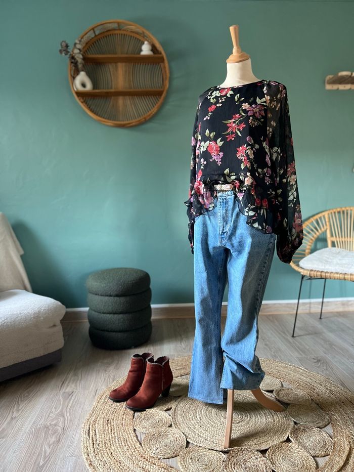 Jean Zara coupe droite taille 40 - photo numéro 5