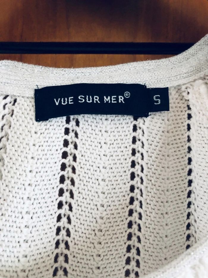 Blouse blanche manches courtes Vue sur mer 36 - photo numéro 3