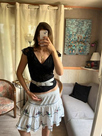 Ceinture country Ibiza Summer vintage bohème champêtre sequins