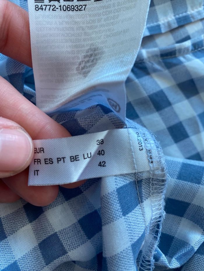 Blouse à carreaux - photo numéro 3