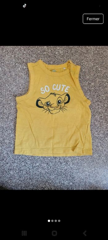 Lot t-shirt courtes manches 3mois