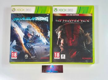 Lot 2 Jeux Métal Gear Solid Revengeance/Phantom Pain - Xbox 360 PAL Microsoft