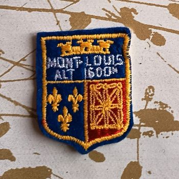 Écusson / blason à coudre ville de Mont Louis