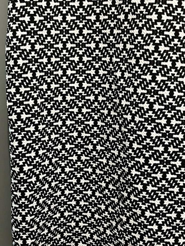 Robe droite femme M 38 motifs noirs et blancs - photo numéro 4
