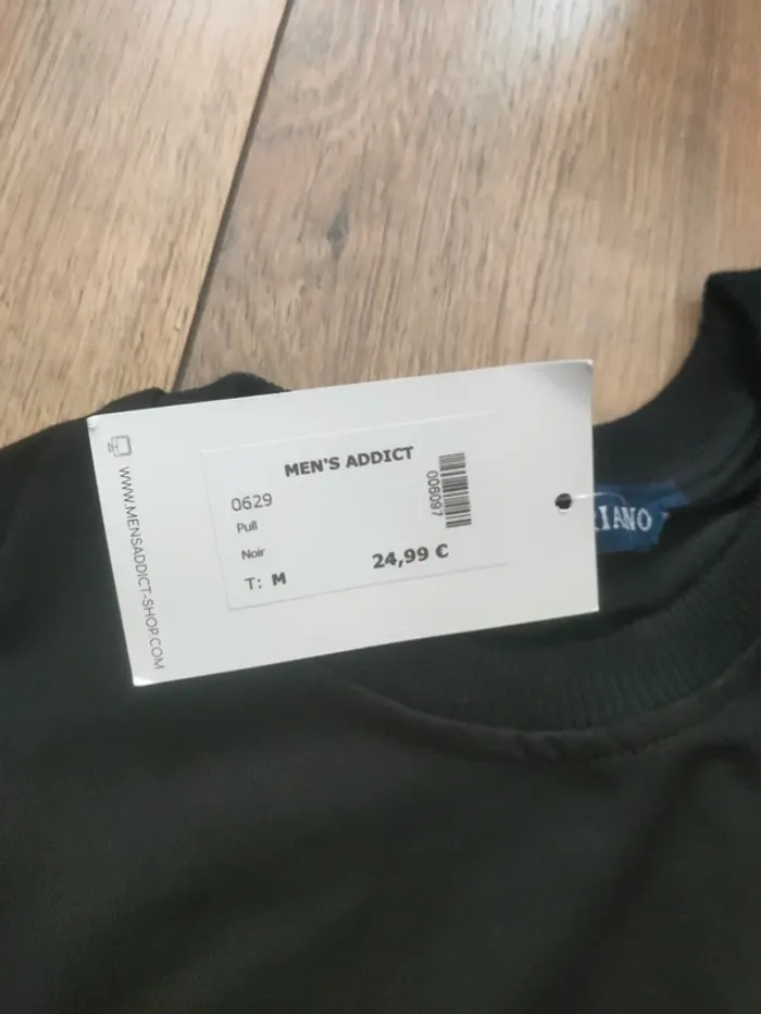 Pull fin homme S tête de mort Adriano neuf - photo numéro 5