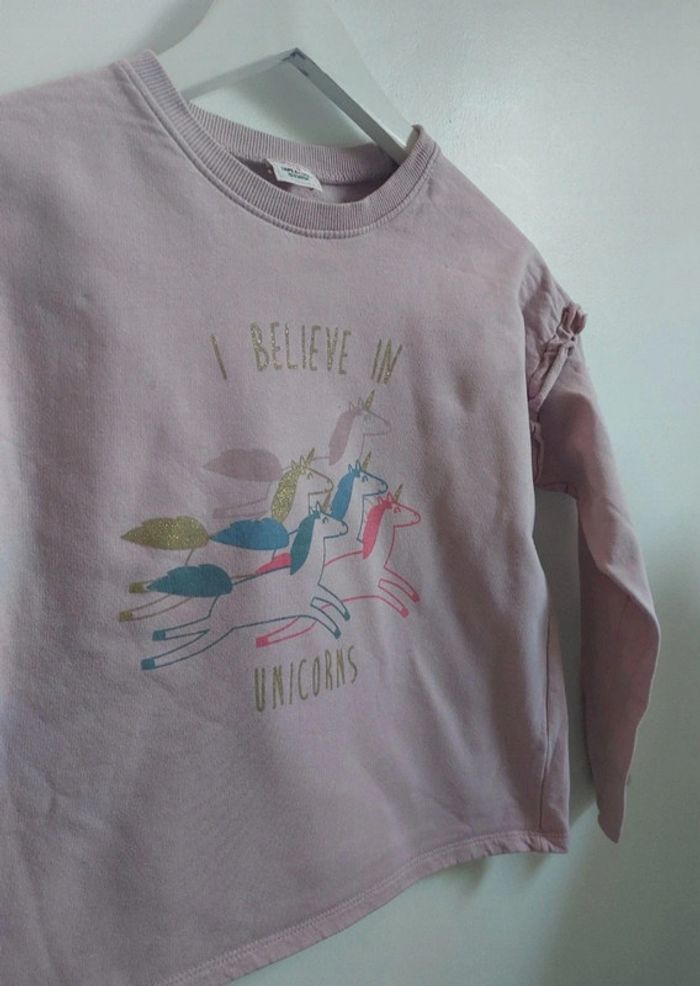 Sweat-shirt licorne et froufrous Tape à l'œil fille 10 ans - photo numéro 2