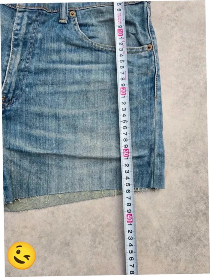 Short Levi's 751 W33 FR42 Bleu Femme Women #SHO18b - photo numéro 5