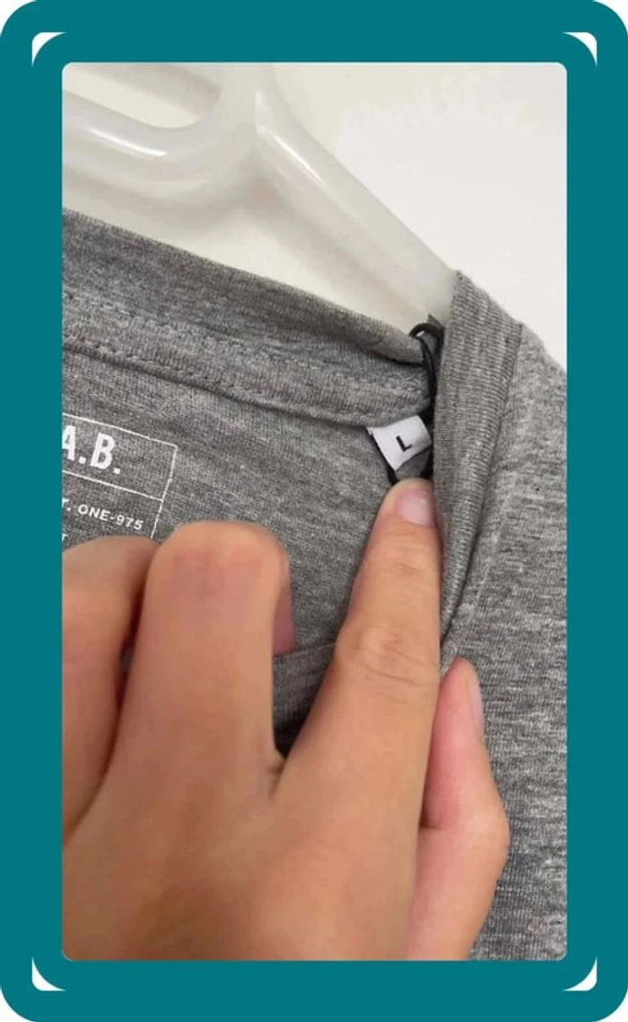 T-shirt gris - photo numéro 3