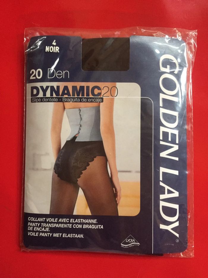 Collant noir golden lady taille 4 neuf