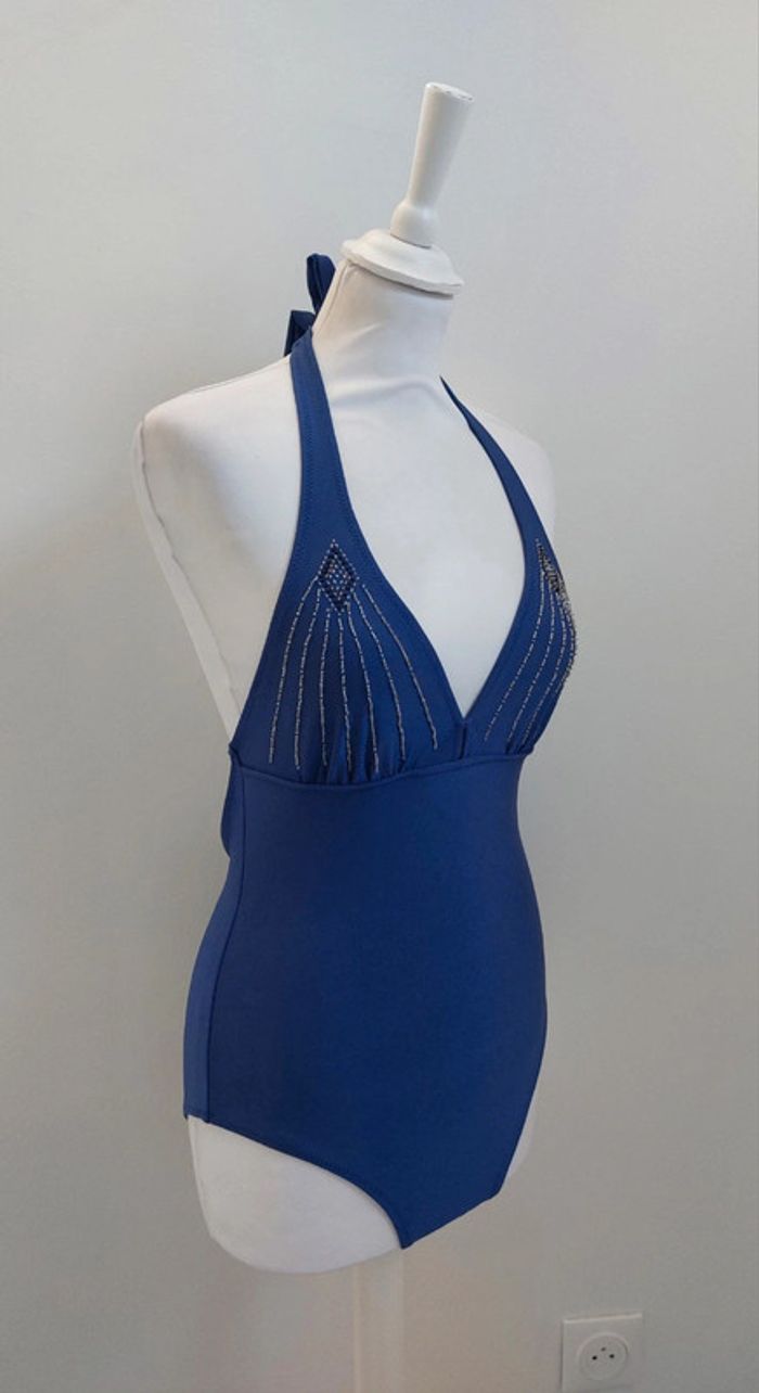 Maillot de bain une pièce avec strass taille 40 - photo numéro 2